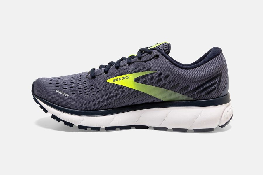 Brooks Ghost 13 Road Loopschoenen Heren - Grijs/Groen - 357891WLB